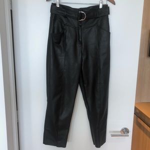 H&M Faux Leather Pants